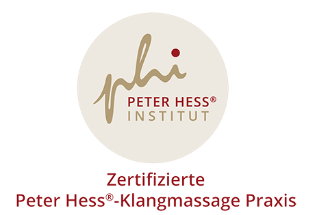 Zertifiziert nach Peter Hess Klangmassage Praxis
